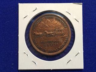Frontier Town Montana Medallion.
