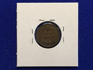 1904 USA One Cent Coin.