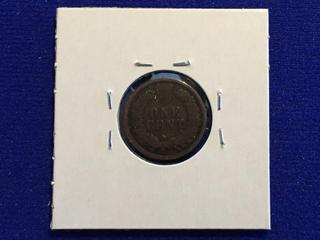 1891 USA One Cent Coin.
