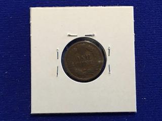 1895 USA One Cent Coin.