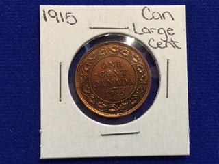 1915 Canada One Cent Coin.