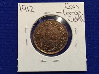 1912 Canada One Cent Coin.