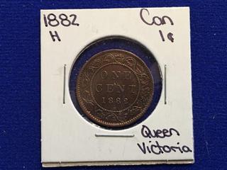 1882 Canada One Cent Coin.