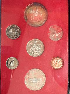 1973 Royal Canadian Mint Commemorative Coin Set.
