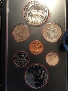 1980 Royal Canadian Mint Commemorative Coin Set.