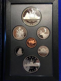 1987 Royal Canadian Mint Commemorative Coin Set.