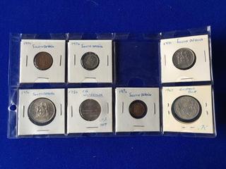 Coins of South Africa.