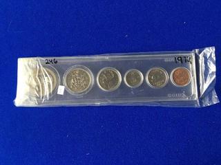 1974 Canadian Coin Set.