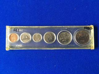 1980 Canadian Coin Set.