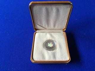 2003 Holographic Canadian Maple Leaf Three Dollar Coin.