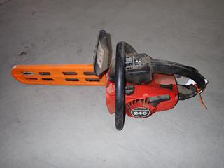 Homelite 240 Gasoline Chain Saw.