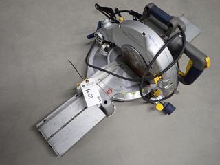 Mastercraft Maximum 10 In. Compound Miter Saw with Multi Angle Laser Line 120V 15A, No. 55-6882-4.