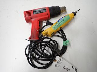 Powerfist 8088106 Rotary Tool & Vaper 22400 Heat Gun.