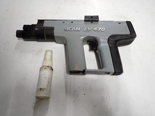 UCAN LV470K H9901-00950 Actuated Gun & Case.