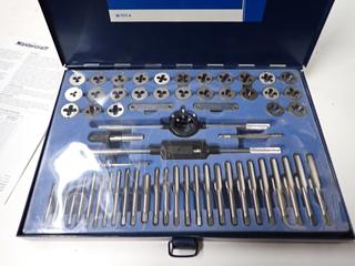 Mastercraft 60pc SAE/Metric Tap & Die Set, Assorted Hand Tools, Files & Sanders.