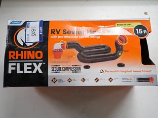 Rhino Flex 15 Ft. RV Sewer Hose Kit.