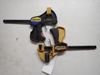 (2) Quick-Grip Bar Clamps.