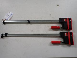 (2) Bessey KRJR-24 3 1/4 x 24 In. Clamps.