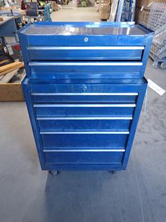 2pc Rolling Tool Box, 26 3/4 x 18 1/4 x 45 In.