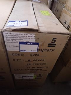 (2) Boxes of Benchal No. MS8225 N95 Masks, 400 Per Box.