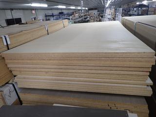 (11)  3/4 In. Sheets of Melamine, 109 In x 61 In.