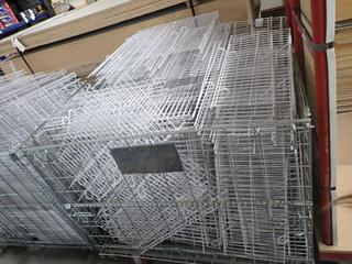 Quantity of Wire Closet Shelving.  *Note: Cage Not Included