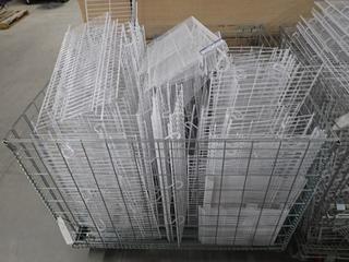 Quantity of Wire Closet Shelving.  *Note: Cage Not Included