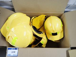 (8) Yellow Hard Hats.