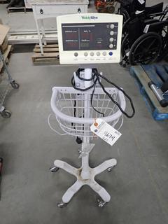 (2) Welch Allyn Stands w/ Blood Pressure/SP02 & Welsh Allyn Stand.