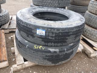 (2) Michelin XZA3 Green x Tires 11 R22.5.