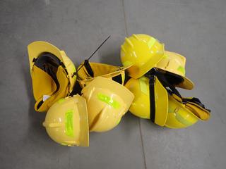 (8) Yellow Hard Hats.