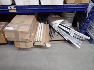 Assorted Slider Brackets, Fluorescent Lights, Brackets, Etc.