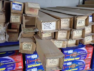 (17) Boxes of Assorted Cox Door Components.