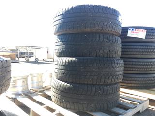 (4) Michelin Latitude X-Ice Tires P255/60 R19.