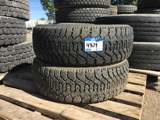 (2) Goodyear Mordic M+S Tires P205/55 R16 89S.