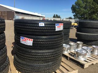(4) Unused Kapsen HS 205 Tires 11R 22.5 16PR.