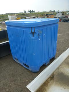 New Alta Blue Poly Tote w/ Snap On Lid 44 In x 49 In x 49 In.