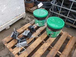 (2) Pails of Resist Seal Driveway Sealer 15 L/Ea. And Mole Traps.