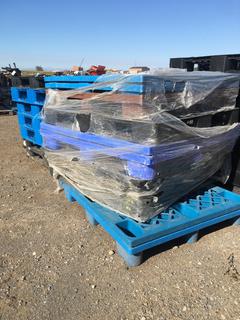 Quantity of Plastic Pallets.  47 1/2 in. x 39 1/2 in.