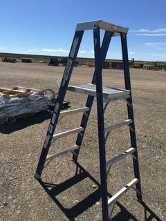 Green Bull 4 ft. Step Ladder w/ Work Platform.