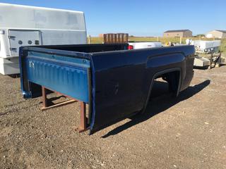 GMC Sierra Blue 8 Ft Truck box  fits 2015.