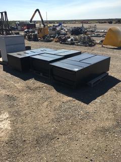 (3) Metal Cabinets 36 In W x 18 In L x 65 In H.