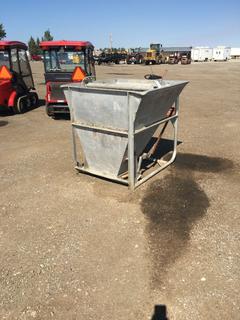 Concrete Fly Bucket, Approximately .87 Cubic Meters.