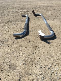 Chrome Step Nerf Bars 76 In x 12 In. *Damaged*