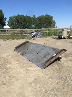 Portable Dock Plate w/ Sides 36 In x 89 In.