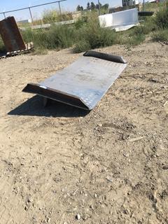 Portable Dock Plate w/ Sides 35 In x 69 In.