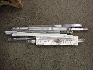 Assorted Door Hardware, Door Bottoms, Glass Hardware.