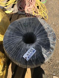 600 Ft. Roll of 3 Strand Polypropylene 1 In. Thick Black Rope.