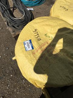 600 Ft. Roll of 3 Strand Polypropylene 1 In. Thick Black Rope.