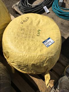 600 Ft. Roll of 3 Strand Polypropylene 7/8 In. Thick Black Rope.
